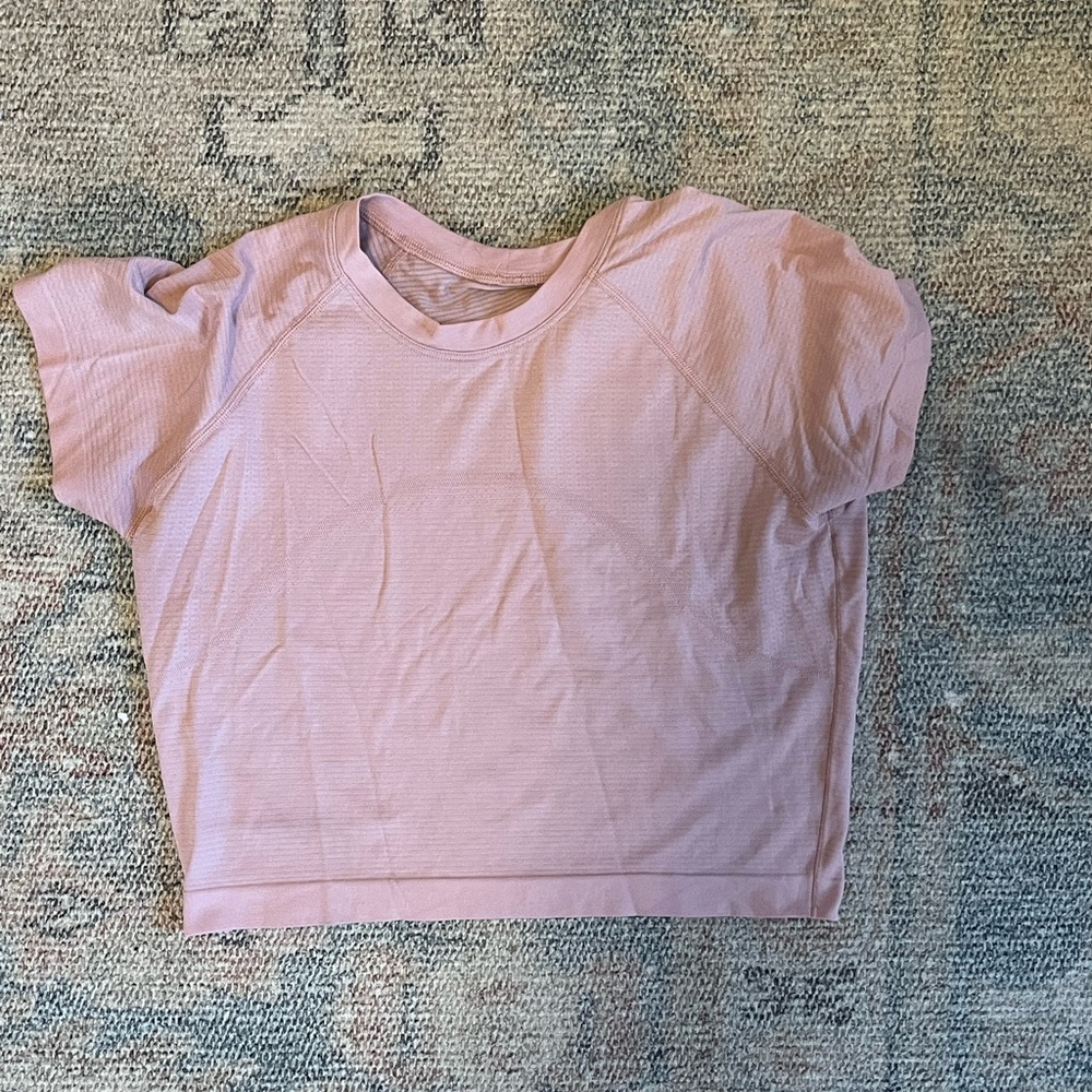 lululemon athletica Pink Short Sleeve Tee